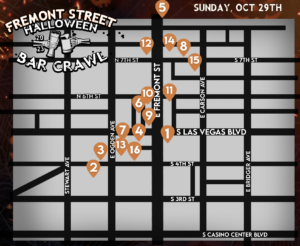 Halloween Fremont Scavenger Map Sunday